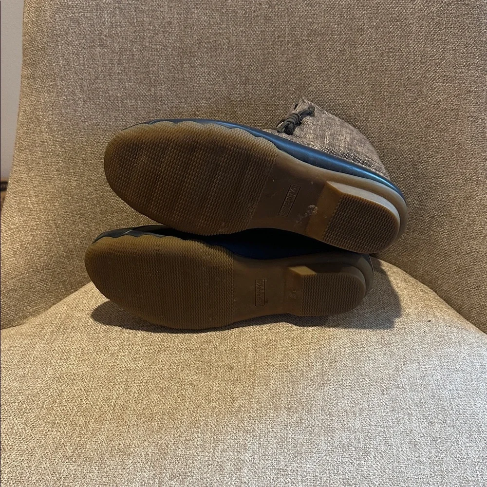 Sperry Black and Gray Waterproof Boots - Picture 2 of 3